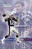 NEW ENGLAND Patriots NFL TOM BRADY Poster Football RARE - 24
