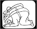 Mouse Pad with black and white, robes, men, bending, Islam, Middle East, Arabia, turbans, Muslim, praying