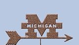 U of Michigan Garden Stake Weathervane