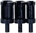Vermont American 16595 3 Piece 3/8-Inch, 1/2-Inch, and 5/8-Inch 1/4-Inch Shank Plug Cutter Assortment