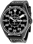 Hamilton Men's H64785835 Khaki King Pilot Black Dial Watch by Hamilton