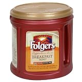 Folgers Breakfast Blend Ground Coffee, 34.5-Ounce Cans (Pack of 3)