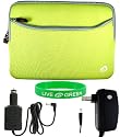 Acer Aspire One AOD150 10.1-Inch Netbook Sleeve Case - Bundle with 12V Car and Wall Charger