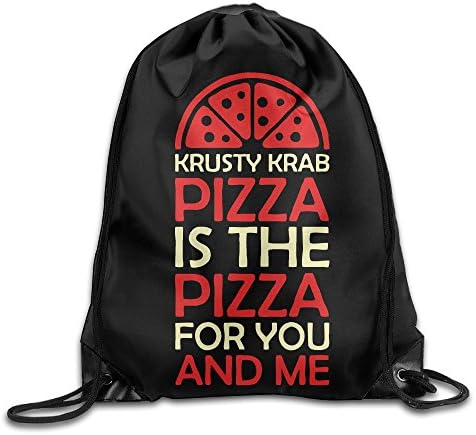 PADDI Pizza For You &amp; Me Drawstring Gym Bag
