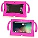 Sunworld 7'' inch Silicone Rubber Gel Soft Skin Case Cover case for 7'' Dragon Touch A13 Dual Core Q88 Tablet-Pink (Compatible with tablet size : 182mm (L) X 121mm (W) )