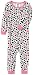 Gerber Dalmation Hearts Cotton PJs Unionsuit, White