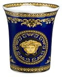 Versace by Rosenthal Medusa Blue 7-Inch Vase
