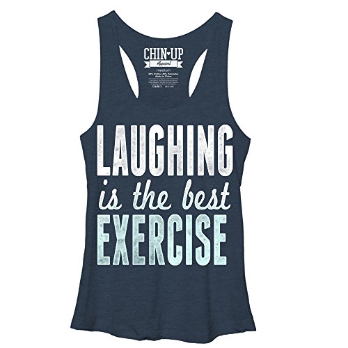 CHIN UP Laughter Womens M Graphic TriBlend Racerback Tank Top – Fifth Sun
