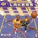 Los Angeles Lakers 2012 Wall Calendar 12" X 12"