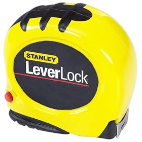 Stanley 30-830 30-Foot-by-1-Inch LeverLock Tape Rule