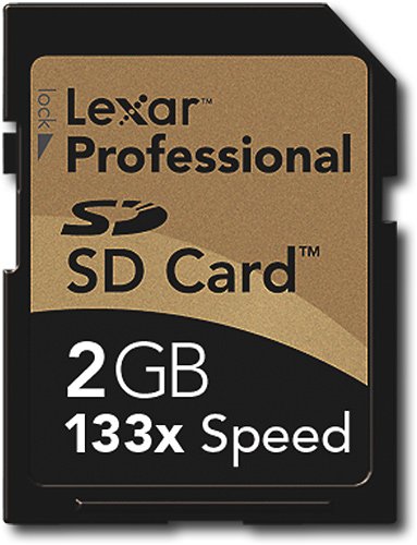 Lexar SD2GB-133-381E 2GB Professional 133x Secure Digital