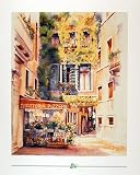 Italian Restaurant Italy Trattoria Art Poster Print - 16