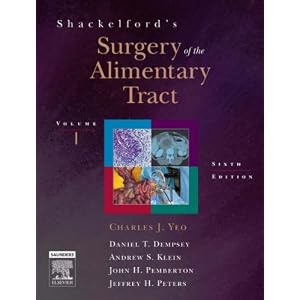 Click here to buy Shackelford's Surgery of the Alimentary Tract with CD-ROM: 2-Volume Set by Charles J. Yeo MD.
