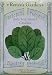 Outdoor Living : Spinach Baby Leaf Catalina Seeds