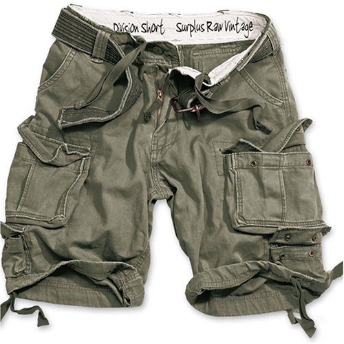 Surplus DIVISION SHORTS gewaschen, oliv