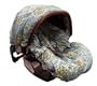 Baby Bella Maya Infant Car Seat Cover in Couture Ocean Mist Blue with Trim