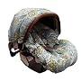 Baby Bella Maya Infant Car Seat Cover in Couture Ocean Mist Blue with Trim