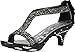 Women Lety73 Rhinestone T-Strap Evening Dancing Dress Low Heel Sandals