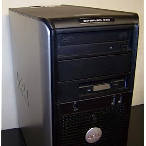 Dell Optiplex 320 Tower Computer, Powerful Intel 3.2GHz LGA 775 CPU, Super Fast 2GB Interlaced DDR2 Memory, Crystal Clear ATI Radeon Xpress 1100 Chipset Onboard Video, Large 160GB SATA Hard Drive, DVD/CDRW, Burn CD's for Data/Music, Intregrated Nic/Audio, Keyboard/Mouse Included, Providing Power for Today and Future Needs, USB Wireless Adapter Included, Connect Online Wireless, XP Professional SP3