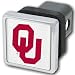 University of Oklahoma Sooners - Trailer Hitch Cover - Classic OU Metal