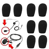 20mm Headset & Lapel Lavalier Microphone Windscreens – 8 Pack for $3.88 + Shipping
