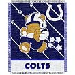 Indianapolis Colts NFL Triple Woven Jacquard Throw (Baby Series) (36x46")"