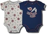 Officially licensed New York Mets 2-piece Bodysuit set for infants