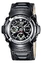 Casio AW-590BL-1AER Mens Combi Leather Strap watch