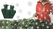 4' x 6' Pure White LED Wide Angle Net Christmas Lights - 120 Lights Green Wire