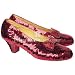 Wizard of Oz Notecard Ruby Slippers