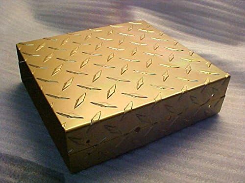 Redman Cb Stop GOLD Aluminum Diamond Plate CB Ham DX Radio FRONT MIC Case Covers KIT !