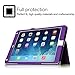 Fintie Case for iPad Air 2 - Premium Vegan Leather Slim Fit Folio Case Smart Stand Protective Cover Auto Sleep/Wake Feature for iPad Air 2 2014 Model, Violet