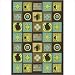 Just for Kids Wired Teal Novelty Kids Rug Size: 3'10 x 5'4