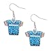 NFL Denver Broncos Glitter Jersey Earrings