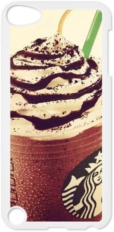 CTSLR Custom Starbucks Logo Protective Hard Case Cover Skin for iPod Touch 5 5G 5th Generation- 1 Pack - Black/White -7