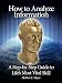 how to analyze information a step