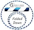 Hula Hoops - Large Travel Hoola Hoop - White / Blue