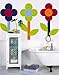 Brewster WPD90200 Wall Pops Totally Orange Dot, Set of 5 Stickers