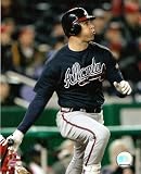 Mark Teixeira Braves Hitting Atlanta Braves 2008 8x10 Photo