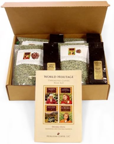 World Heritage Green Unroasted Coffee Bean Kit - Double Date