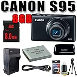 Canon PowerShot S95 10 MP Digital Camera w/ 3.8x Wide Angle Optical IS Zoom ....