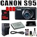 Canon PowerShot S95 10 MP Digital Camera w/ 3.8x Wide Angle Optical IS Zoom NB6L Battery/Charger 8GB HDMI DavisMAX Bundle
