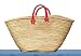 Moroccan Straw Summer Beach / Shopper / Tote Bag 24.5" x 6" X 14"