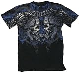 Sylvia S/S Mens T-Shirt in Black by Affliction Clothing