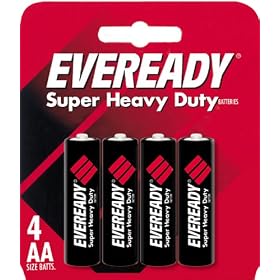 Eveready Heavy Duty, 4 AA Batteries by Eveready