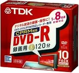 TDK CPRM�б�DVD-RϿ����120min8��®10��ѥå� DVD-R120DX10K