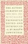 The Autobiography of Michel De Montaigne (Nonpareil Books)