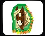 Decorated Mouse Pad with head, equestrian, horse, animal