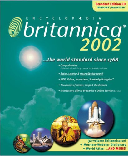 Encyclopedia Britannica 2002 Standard Edition