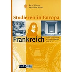 Studieren in Europa: Frankreich. Das Nachschlagewerk mit �bersetzungshilfe von A-Z